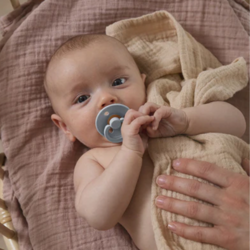 BIBS COLOUR SYMMETRICAL 2-PACK BABY BLUE/PETROL M  kauczuk Hevea