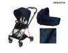 CYBEX MIOS 2.0 LUX EKSKLUZYWNY WOZEK 2W1 TAPICERKA PLUS | GREY | BLACK | BLUE