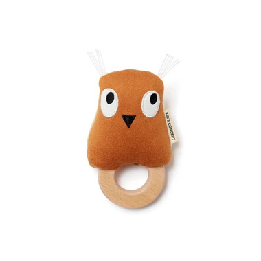 Kid's Concept - EDVIN Rattle owl, rust