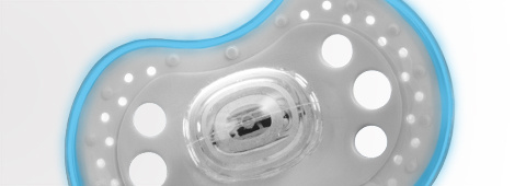 LOVI SMOCZEK SILIKONOWY DYNAMICZNY 2SZT | 0-3M | 3-6M | 6-18M | STARDUST BLUE