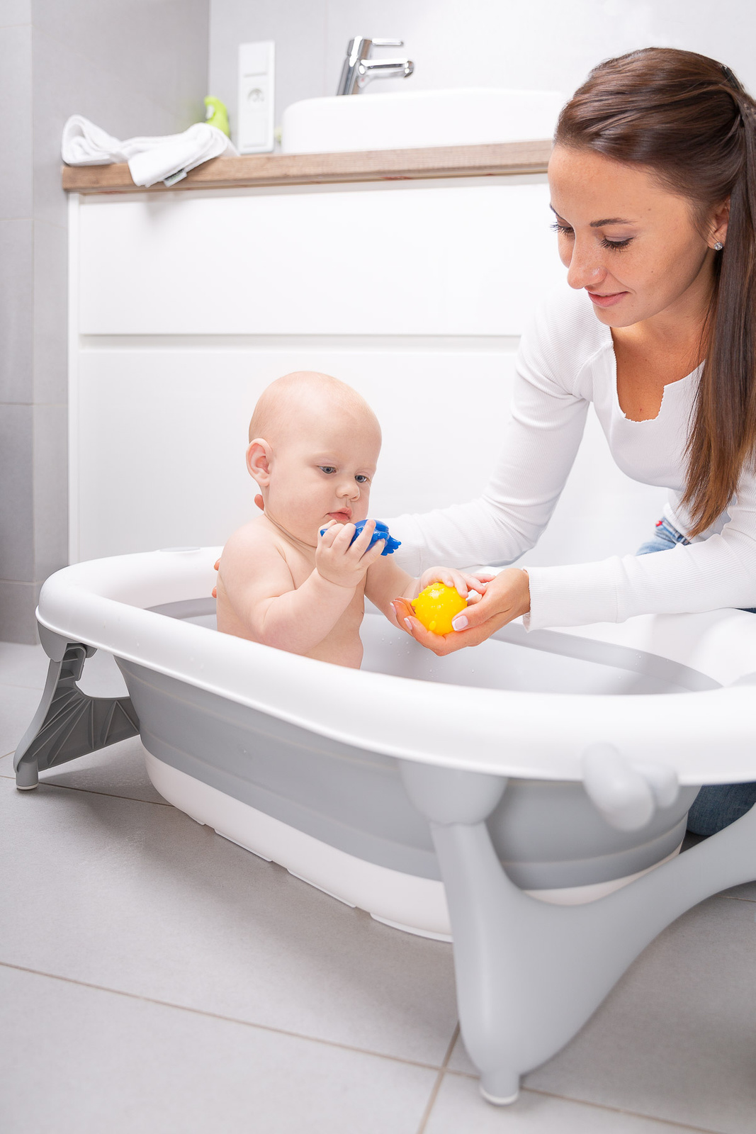 SENSILLO Wanienka składana turystyczna, Grey