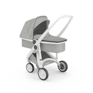 Greentom Wózek Carrycot (v.2.1) White-Grey