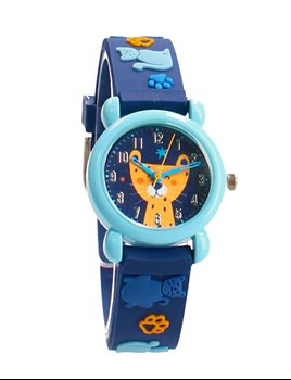 Zegarek dla dzieci PRET HappyTimes Kitty blue mint