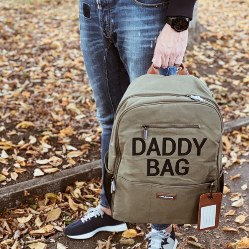 Childhome plecak dla Taty Daddy Bag, Khaki green