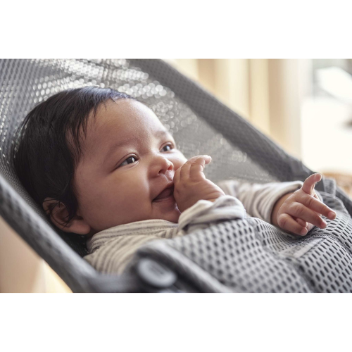 BabyBjorn LEŻACZEK BLISS MESH GREY 58632
