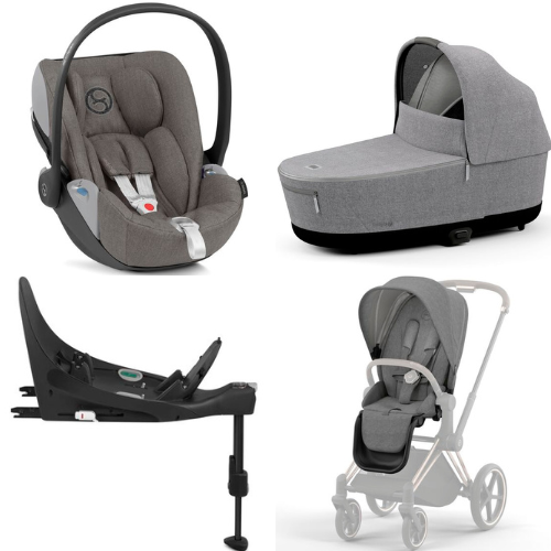 CYBEX PLATINUM | PRIAM 4.0 LUX | NEW GENERATION | WÓZEK WIELOFUNKCYJNY 4W1 | CLOUD Z2 | BAZA BASE Z | MANHATTAN GREY PLUS
