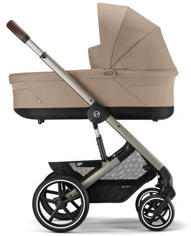 || Zestaw 3w1 Cybex BALIOS S Lux 2.0 (tpe) Almond Beige & fotelik 0-13 kg Cloud T (Plus) Cozy Beige