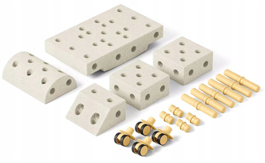 MODU Klocki 8w1 Set, Sand Grey (Honey)