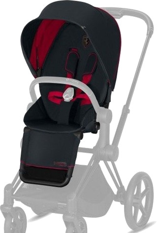 Cybex Tapicerka Priam 2.0 Ferrari, Victory Black.