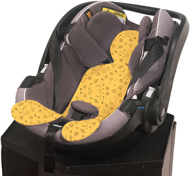 Kuli Muli Wkładka antypotowa fotelika 0-13, Yellow