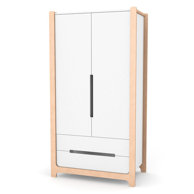 Veres Nice 950 szafa z szufl (2drz) White Natural