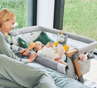 SKIDDOU Natt łóż dostawne, (Nomadic Wood) Grey