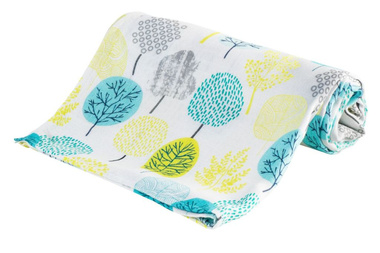 BOCIOLAND PIELUSZKA BAMBUSOWA 75X75 LAS