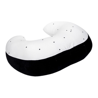 LULUMI PODUSZKA DO KARMIENIA DOTS CZARNA