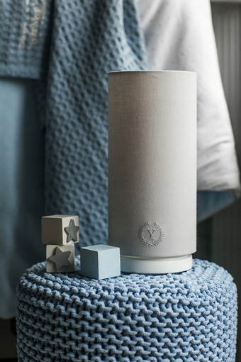 YOSOY LAMPKA GLAMMY JASNY SZARY 100% BAWEŁNA 