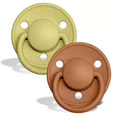 BIBS DE LUX 2-PACK MEADOW&EARTH Smoczek silikonowy ONE SIZE