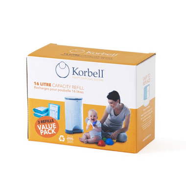 KORBELL PLUS 3-pack wkłady | 16 litrów