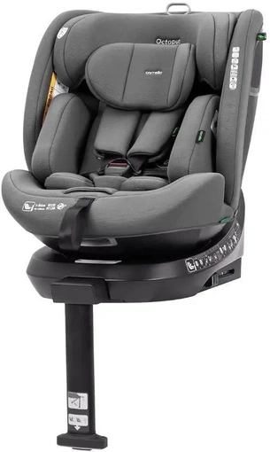 CARRELLO Fotelik Octopus obrotowy 0-36, Grey