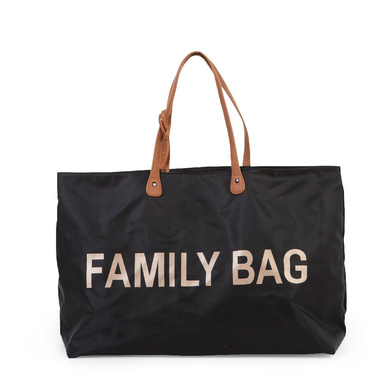 CHILDHOME Torba Family Bag, Black&Gold Czarna