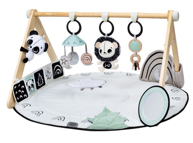 TINY LOVE Mata z drewnianym stojakiem, Decor