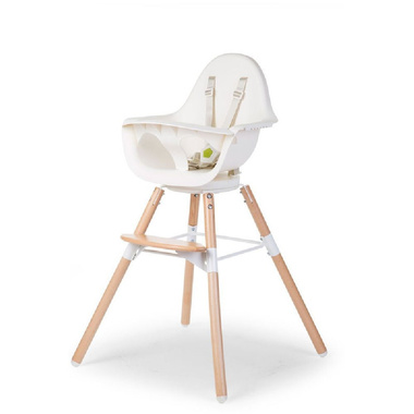 Childhome Krzesełko EVOLU 2 One 80 Natural/White