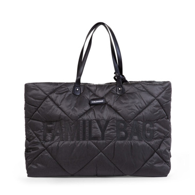 CHILDHOME Torba Family Bag, Pikowana Czarna 