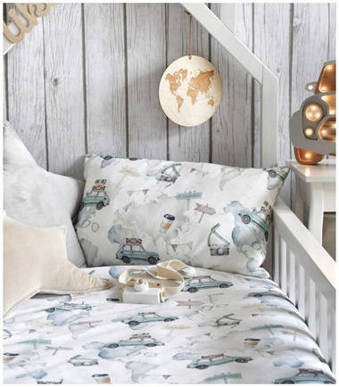 COTTONMOOSE KOMPLET KOCYK Z PODUSZKĄ LIGHT