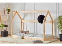 PINIO Łóżeczko drewniane Domek (2/2) 200x90 Sosna 