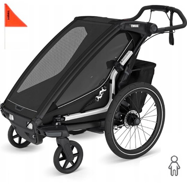 THULE Chariot Sport (2) 1-os przyczepka, Czarna