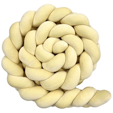 Lulumi Warkocz ochraniacz 200 cm, Pastel Yellow.