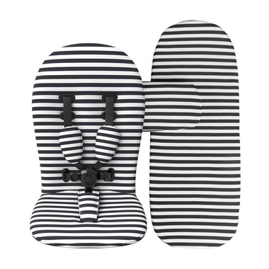 MIMA xari 3/3 (mater/wkł/pasy) - black & white