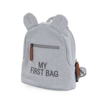 Childhome Plecak dziecięcy My First bag Kanwas Szary