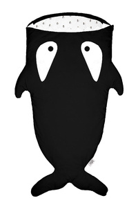 Baby Bites Śpiworek Orca (2-6 l) Penguins Black