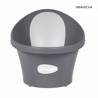 Shnuggle wanienka od 0+ z odpływem | Slate Grey