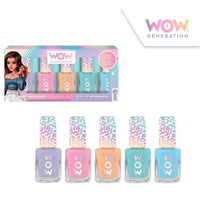 Zestaw 5 pastelowych lakierów do paznokci WOW Generation