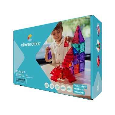 Cleverclixx Klocki magnetyczne Stairs Intense, 34