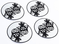 SCOOTCHLITE ODBLASKOWE NAKLEJKI NA KOŁA WÓZKA SOWY