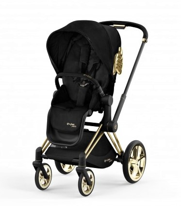 CYBEX Wózek E-Priam 4.0 ng | JS Black Gold Wings