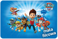 Mata Filcowa 100x150 - Psi Patrol Niebieski