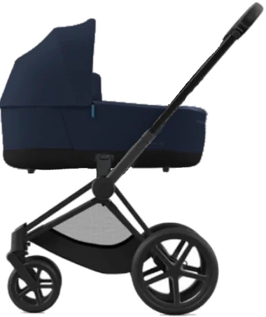 Zestaw 1w1 Cybex Rama Priam 4.0 Matt Black & Gondola Priam 2.0 Nautical Blue