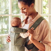 BABYBJORN Nosidełko Mini 0-12 (Woven) Green 