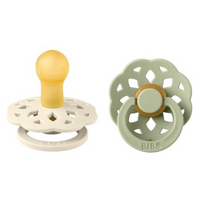 BIBS BOHEME 2-PACK IVORY&SAGE M Smoczek Uspokajający kauczuk HeveaHe