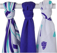 Pieluszki muślinowe bambusowe 70x70 Ocean Blue