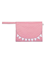 Baby Bites Przewijak podróżny Shark Pink