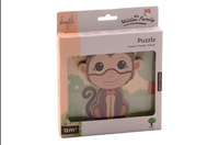 Drewniane puzzle MAŁPKA The wildies Family