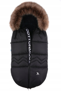 Cottonmoose Śpiworek Footmuff NORTH (Black)