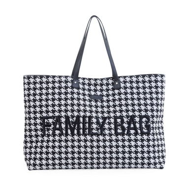 Childhome Torba Family Bag, Czarno-Biała Pepitka