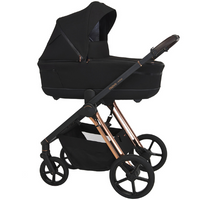 Espiro Wózek 2w1 Miloo, Diamond black | & gold