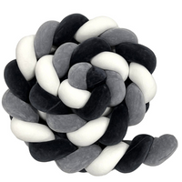 LULUMI OCHRANIACZ WARKOCZ 200cm grafit-biały-szary