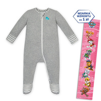 Śpioszki dziecięce / Pajacyk 6-12m - szare